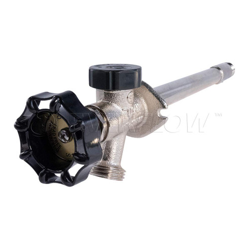 Midline Valve 84283P Anti-Siphon Sillcock Frost Free Outdoor Faucet with 1/2 in. PEX Connection and 3/4 in. Hose Bib, 8 in. Long, Chrome
