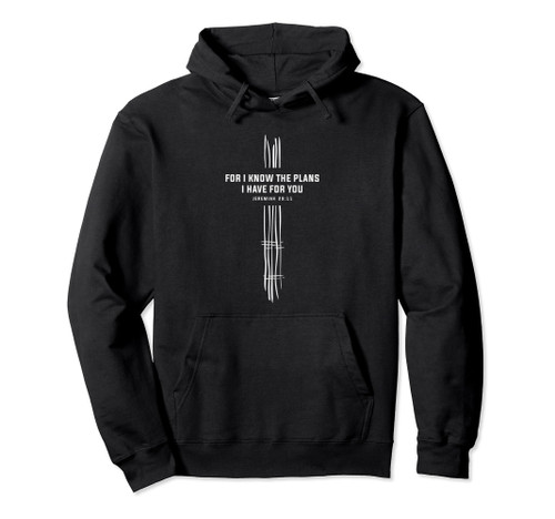 Jeremiah 29:11 Scripture Christian Bible Verse Pullover Hoodie