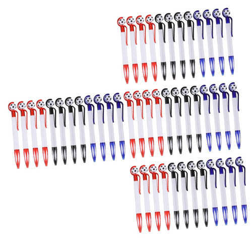 STOBOK 72 Pcs Ballpoint Pen Football Party Favor Ball Pen for Kids Signature Pen Writing Pen Soccer Point Pens Drawing Pens Soccer for Kids Pens Ballpoints Plastic Press Office Gift