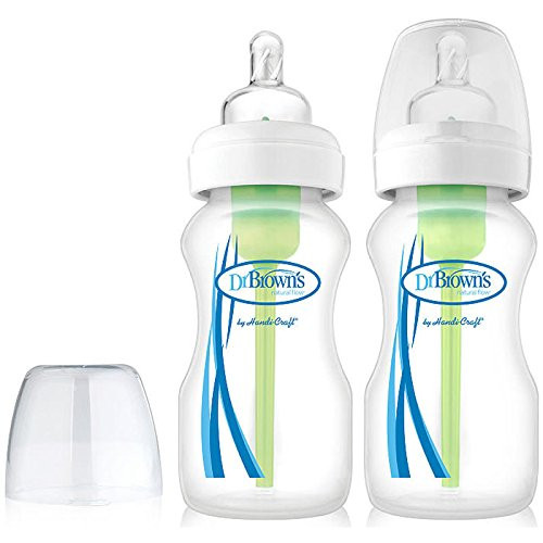Dr. Brown's 9 oz Options Wide-Neck Bottles, 2-Pack