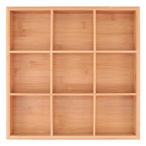 DOITOOL Wood Serving Tray Divided Platter 9- Section Wood Food Server Bamboo Serving Dishes Serving Platters for Snacks Appetizers DOITOOL Wood Serving Tray Divided Platter 9- Section Wood Food Server Bamboo Serving Dishes Serving Platters for Snacks Appetizers