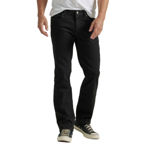 Lee Men's Legendary Regular Boot Jean, Overdye Black, 34W x 30L