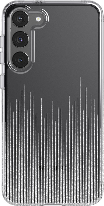 tech21 Evo Sparkle for Samsung Galaxy S23 Plus - Sparkle Rain Scratch Resistant Phone Case with 12ft Drop Protection