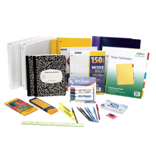 EPI Essential School Supply Kit for Middle School Students (Grade 6-8)