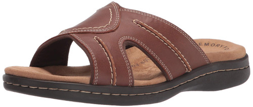 Dockers Mens Sunland Casual Slide Sandal Shoe Rust, 15