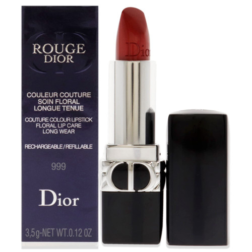 Christian Dior Rouge Dior Couture Lipstick - 999 Metalic Lipstick (Refillable) Women 0.12 oz