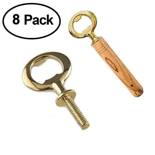 Legacy Woodturning, Bottle Opener Project Kit - Gold 8 Pack