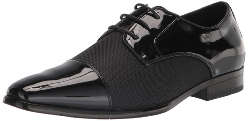 Stacy Adams Men's Pharaoh Cap Toe Oxford, Black, 15