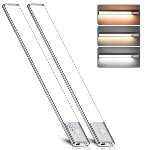 Under Cabinet Lights Motion Sensor 2 Pack - 112 LED Wireless Rechargeable Under Counter Closet LED Light Strip, Indoor Magnetic Battery Operated Lightings for Wardrobe, Cabinet, Cupboard, and Kitchen Under Cabinet Lights Motion Sensor 2 Pack - 112 LED Wireless Rechargeable Under Counter Closet LED Light Strip, Indoor Magnetic Battery Operated Lightings for Wardrobe, Cabinet, Cupboard, and Kitchen
