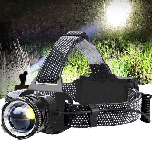 LED Headlamp USB Rechargeable, Head Lamp XHP90 Super Bright 90000 High Lumen with 5 Modes, Batteries Included, Zoomable, Waterproof Headlight for Camping Hunting Running Fishing Biking LED Headlamp USB Rechargeable, Head Lamp XHP90 Super Bright 90000 High Lumen with 5 Modes, Batteries Included, Zoomable, Waterproof Headlight for Camping Hunting Running Fishing Biking