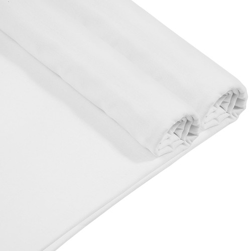 Zoblise 100% Cotton Muslin Fabric: 10 Yards x 63" Color Muslin, 100% Cotton Fabric, for Sewing Draping Material (White)