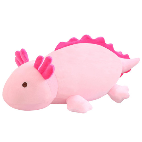 SQEQE Weighted Axolotl Plush Toy, Pink Axolotl Stuffed Animals Cute Axolotl Plush Pillow, Cute Weighted Stuffed Animals Gifts for Girls & Boys Age 3-12 (23.6" | 3.5 lbs, Pink Axolotl)