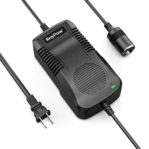 AC to DC Converter, RoyPow 180W (Max 200W) 15A 100V~120V to 12V Car Cigarette Lighter Socket AC/DC Power Supply Adapter Transformer for Inflator, Car Refrigerator AC to DC Converter, RoyPow 180W (Max 200W) 15A 100V~120V to 12V Car Cigarette Lighter Socket AC/DC Power Supply Adapter Transformer for Inflator, Car Refrigerator
