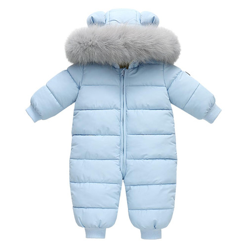 Podgina Baby Boy Outfits Winter Snowsuit 18-24 Months Blue Jackets 2T Jumpsuit Cool coat