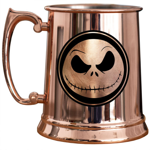 Christmas Jack Skellington Beer Mug, 21 oz, Beer Stein, Personalized Gift For Him, Pewter, Custom Gift for Gamer, Geek Groomsmen Gift, Beer Tankard
