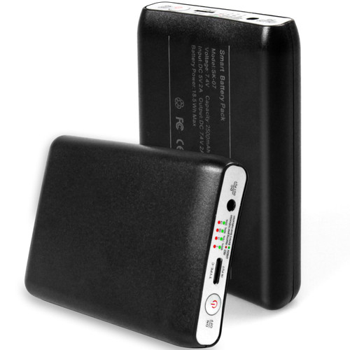 JUNSYOUNG 7.4V 2500mAh Rechargeable Li-Ion Batteries for Heated Socks in Winter (2 Pcs Included)