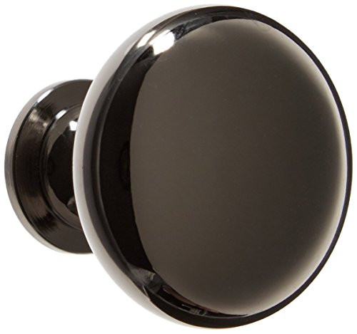 Amerock Designer Import 1-1/4" Diameter Black Nickel Cabinet Hardware Knob - 25 Pack Amerock Designer Import 1-1/4" Diameter Black Nickel Cabinet Hardware Knob - 25 Pack