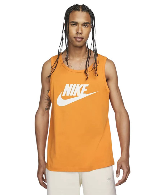 Nike Men's Sportswear Americana Statement Tank Top (as1, Alpha, xx_l, Regular, Regular, Kumquat, XX-Large)