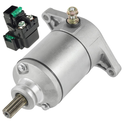 Caltric Starter and Relay Solenoid Compatible with Suzuki LT-F400 LT-F400F Eiger 2X4 4X4 Man 2002-2007