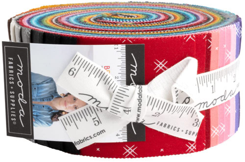 Annie Brady Beyond Bella Jelly Roll 40 2.5-inch Strips Moda Fabrics 16740JRN