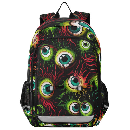 ODAWA Halloween Evil Eyes School Backpacks for Kids Laptop Backpack Women Student Backpack for Boys