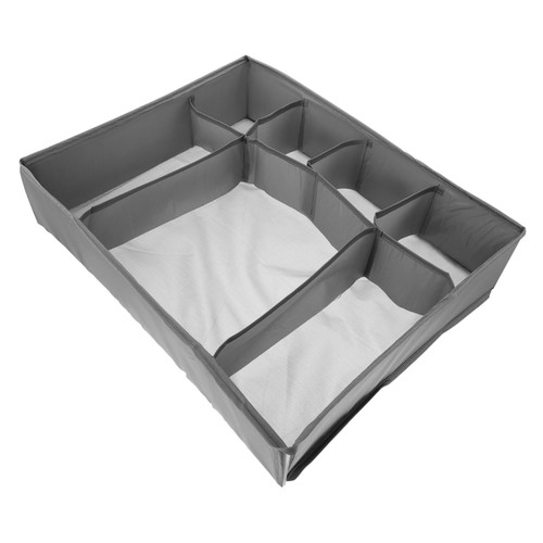 Cabilock 4pcs underwear storage box organizer for closet desk divider baggie organizer for drawer underwear drawer dividers bra drawer dividers desk drawer polyester Partition dividing line