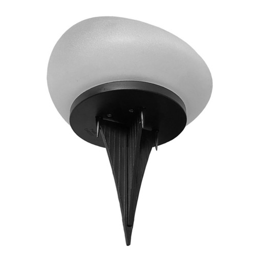 DOITOOL Solar Ground Plug Light Garden Ground Solar Lights Solar Ground Lights Outdoor In Ground Garden Lights Ground Lamp Decor Solar Walkway Light Led Yard Abs Mini White Safety Lamp