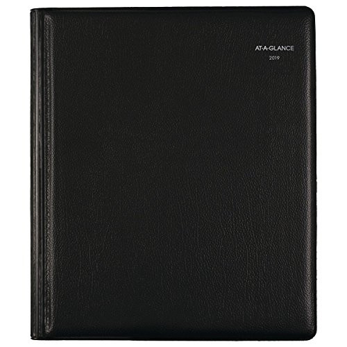 AT-A-GLANCE 2019 Weekly & Monthly Planner / Appointment Book, QuickNotes, 8" x 10", Large, Black (760505)