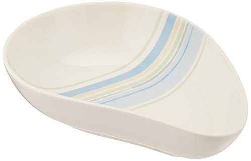 Noritake Java Blue Swirl 9-Inch Teardrop Dish