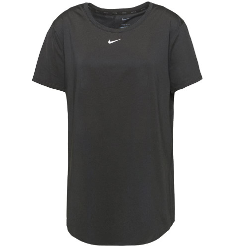 Nike Women's Dri-FIT One Short Sleeved T-Shirt (as1, Alpha, l, Regular, Regular, Black)