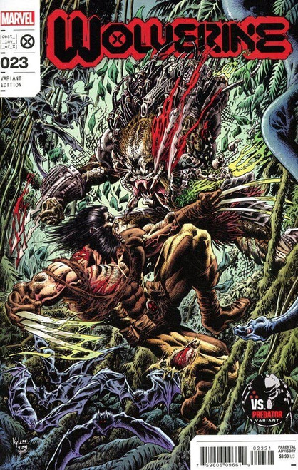 Wolverine (7th Series) #23A VF/NM ; Marvel comic book | vs Predator variant