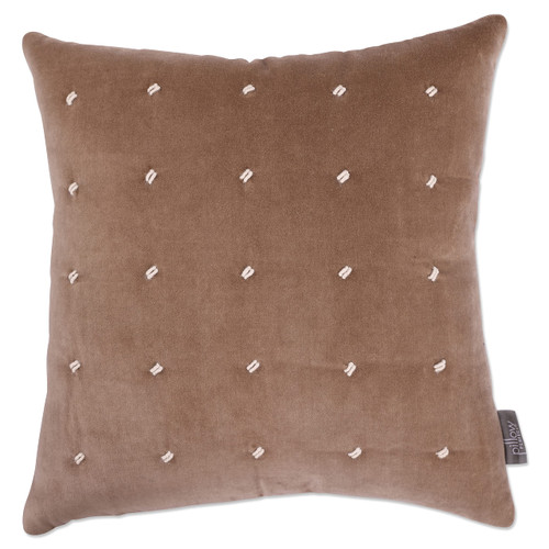 Pillow Perfect Indoor French Knots Throw Pillow, Natural