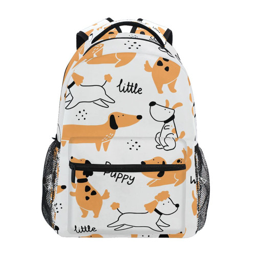 ALAZA Cute Puppy Dog Backpacks for Girls Boys School Backpack Kids Bookbag 3rd 4th 5th Grade Elementary Travel Laptop Shoulder Bag Students Daypacks