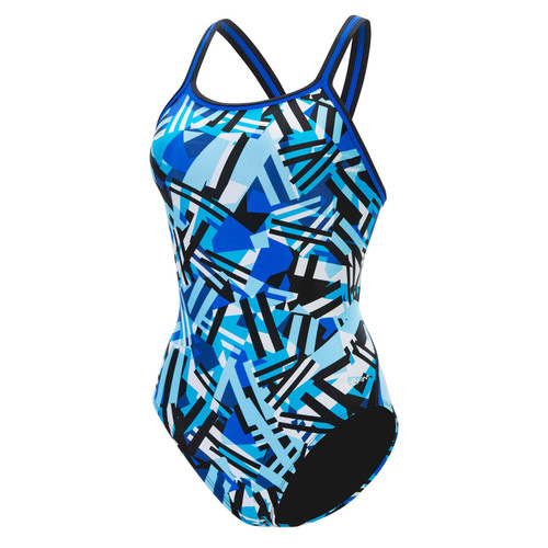 Dolfin Women's Print DBX Back 1-Piece - Tectonic Tectonic Blue 28