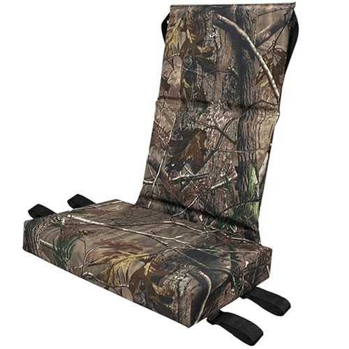 Eioflia Hunting Seat, Tree Stand Seat Cushion with Adjustable Strap 18x12x23in Zippered Tree Stand Seat Universal Heavy Duty Thickened Camouflage Tree Seat, Without Bracket