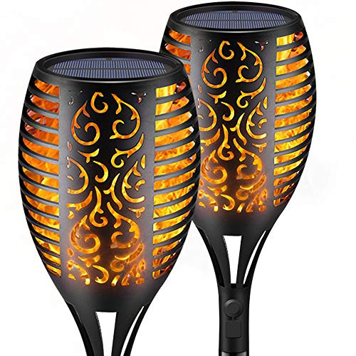 Solar Torch Lights,Waterproof Flickering Flame Torch Lights Outdoor Solar Spotlights Landscape Decoration Lighting Dusk to Dawn Security Path Light for Garden Patio Deck Yard Driveway (2 Pack) Solar Torch Lights,Waterproof Flickering Flame Torch Lights Outdoor Solar Spotlights Landscape Decoration Lighting Dusk to Dawn Security Path Light for Garden Patio Deck Yard Driveway (2 Pack)