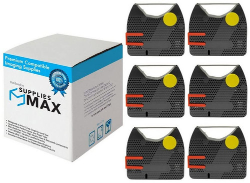 SuppliesMAX Compatible Replacement for Porelon 11467 Black Typewriter Correctable Ribbons (6/PK) - Replacement to Smith Corona 67108/21000