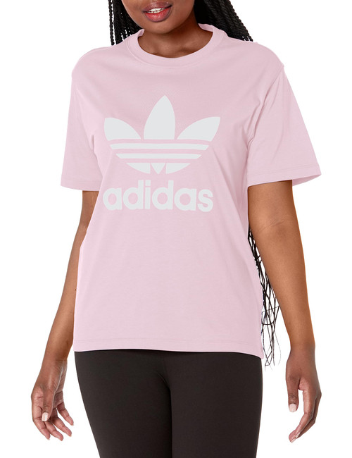 adidas Originals Women's Plus Size Adicolor Classics Trefoil T-Shirt, Orchid Fusion, 1X