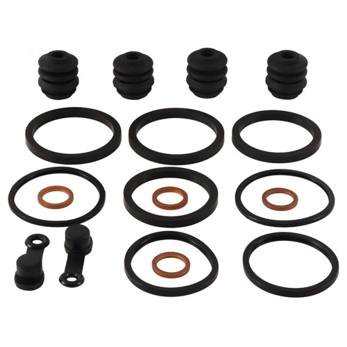 All Balls Racing Front Caliper Rebuild Kit 18-3084 Compatible With/Replacement For Yamaha XV1600 Road Star 1999-2003, XVZ13 Royal Star 2000-2013