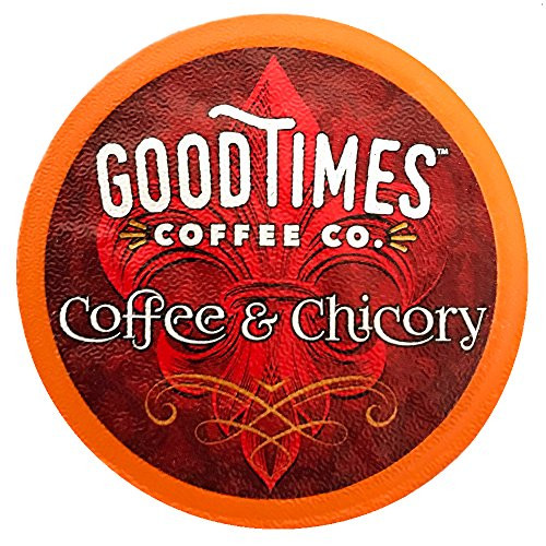 Coffee and Organic Chicory, Dark Roast, Single Serve Cups for Keurig K-Cup Brewers, 48 Count Coffee and Organic Chicory, Dark Roast, Single Serve Cups for Keurig K-Cup Brewers, 48 Count