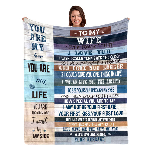 WSYEAR Wife Birthday Gift Ideas-Gift for Wife from Husband to My Wife Blanket,Wedding Anniversary Christmas Day Romantic Gifts for Her WSYEAR Wife Birthday Gift Ideas-Gift for Wife from Husband to My Wife Blanket,Wedding Anniversary Christmas Day Romantic Gifts for Her