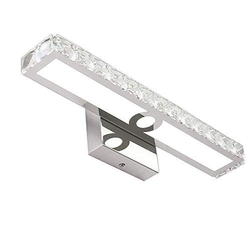 Ikakon LED Bathroom Vanity Lighting Fixtures Crystal Wall Lights for Bathroom 16W Ikakon LED Bathroom Vanity Lighting Fixtures Crystal Wall Lights for Bathroom 16W