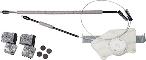APDTY 140132 Front Left (Driver-Side) Window Regulator Repair Kit 1999-2005 Volkswagen Golf Jetta (Replaces 1J4837461F)