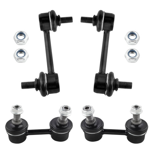 BOXI (Set of 4) Front & Rear Stabilizer Sway Bar End Link Set Fit for Chevrolet Prizm 1998-2002 for Geo Prizm 1993-1997 for Toyota Celica 1994-1999 for Toyota Corolla 1993-2002 | Replace K90124 K9545