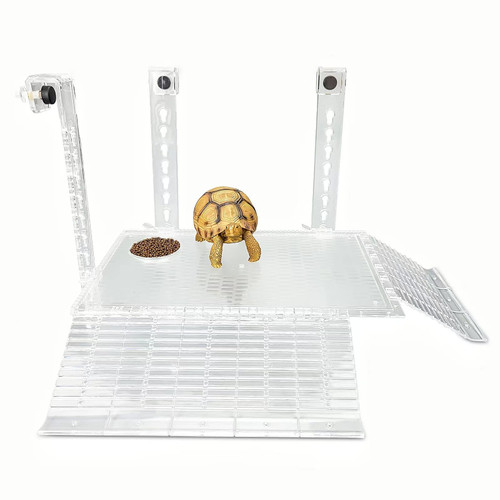 BINANO Screwless Installation Turtle Basking Platform Hanging Turtle Ramp for Turtle Tank Aquarium