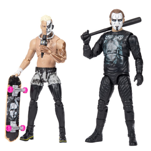 All Elite Wrestling AEW UNRIVALED Sting & Darby ALLIN 2 Pack - Two 6-Inch AEW Figures with Accessories - Amazon Exclusive