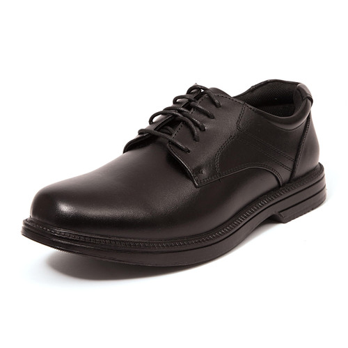 Deer Stags Men's Nu Times Oxford, Black, 13 Wide