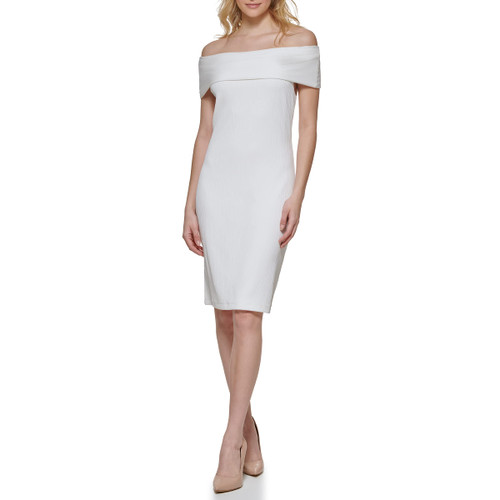 Tommy Hilfiger Women's Sheath Dress, Ivory, 16