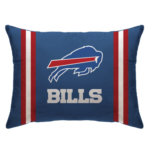 Pegasus Sports NFL DOT DESIGN BED PILLOW- BUFFALO BILLS, Blue, 20x26"