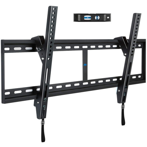 Mounting Dream UL Listed Tilt TV Wall Mount Bracket for 42-84 Inch TVs, TV Mount up to VESA 800x400mm and 132 LBS, One-Piece Wall Plate Easy for TV Centering on 16", 18", 24", 32" Studs MD2268-XL